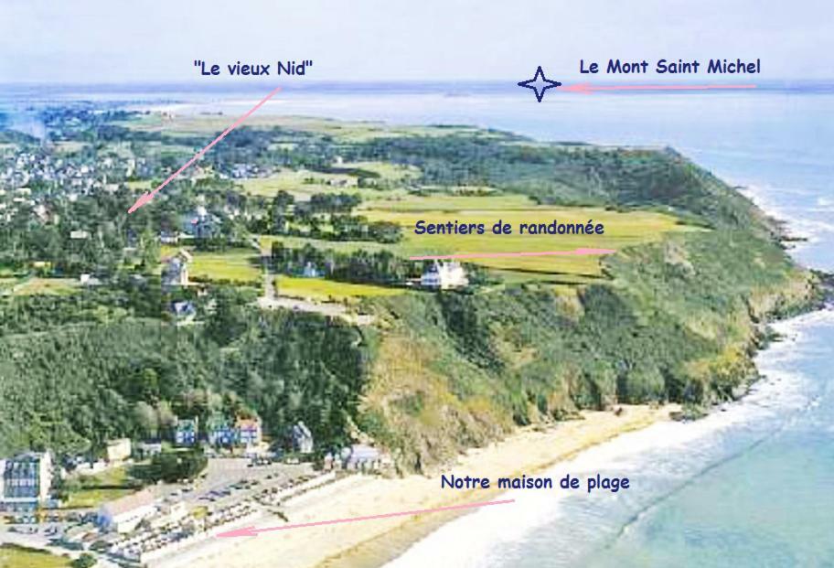 "Le Vieux Nid" Carolles Exterior foto